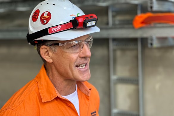 Cross River Rail Delivery Authority chief executive Graeme Newton.