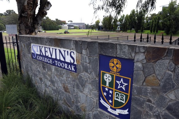 St Kevin's College in Toorak.