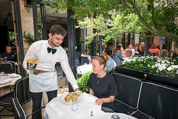 La Terrasse, Maison Batard’s rooftop bar on Melbourne’s Bourke St. 