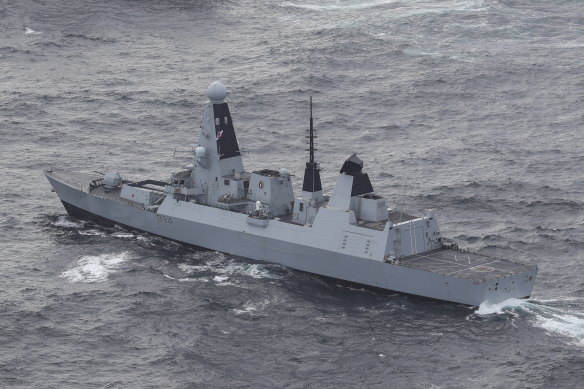 Britain’s HMS Diamond destroyer has been sent to the Red Sea to fight off attacks from Houthi rebels.