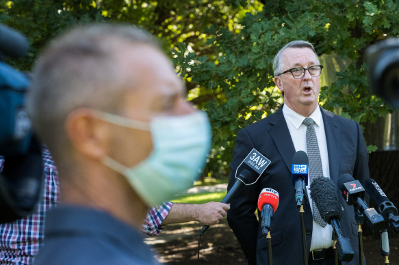 Health Minister Martin Foley on Thursday.