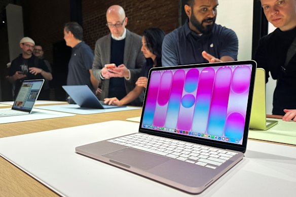 The MacBook Neo's keys appear white, but they have a subtle tint.