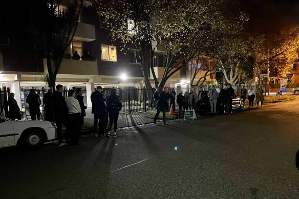 An Elwood property was sold at auction on Thursday night ahead of the snap lockdown.