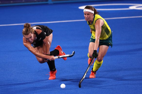 Emily Chalker was the match winner for the Hockeyroos on Thursday.
