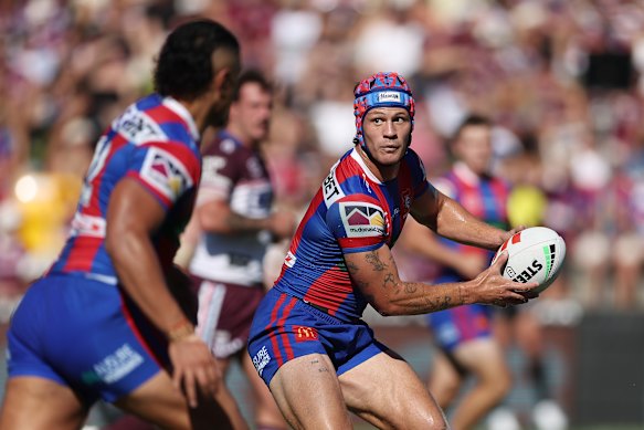 Knights star Kalyn Ponga could be ushered into the Maroons’ fold.