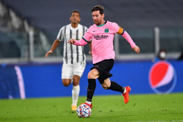 Lionel Messi iced Barcelona's win over Juventus from the spot.