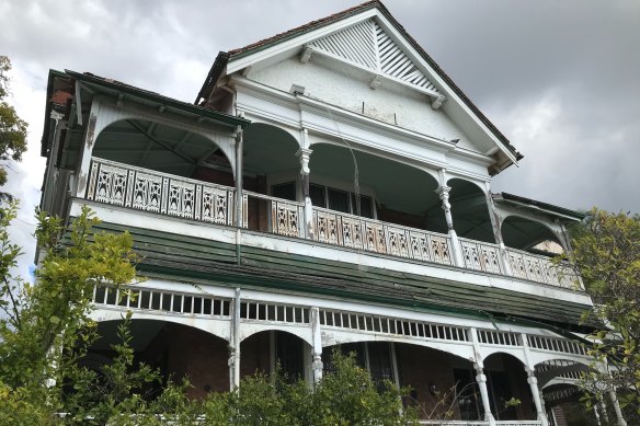 The heritage-listed Lamb House on Leopard Street at Kangaroo Point.