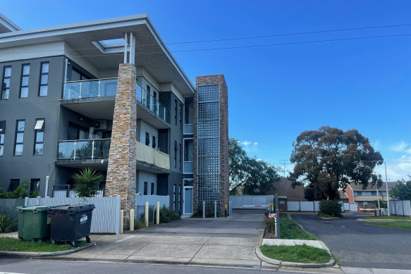 The Altona North property where the nine-year-old died on Saturday.