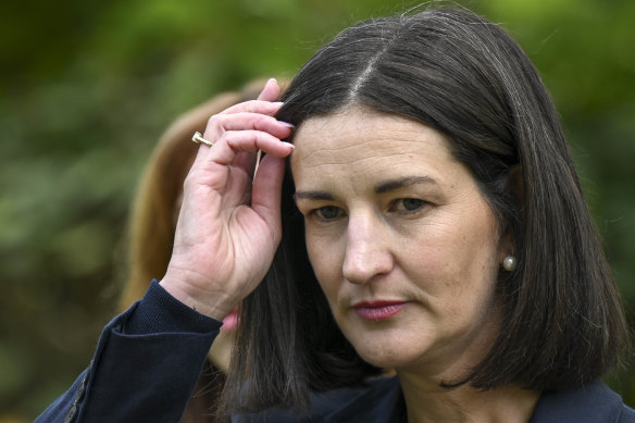 Victorian Greens leader Ellen Sandell.