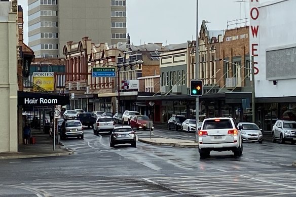 January 2021: Little has changed at the Russell Street and Victoria Street intersection in Toowoomba since the floods of January 2011.