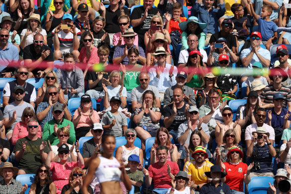 The crowds in Birmingham have set a UK attendance record for the Commonwealth Games.