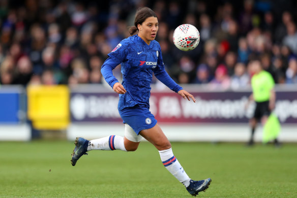 Sam Kerr's Chelsea could be awarded the WSL title on a points-per-game system.