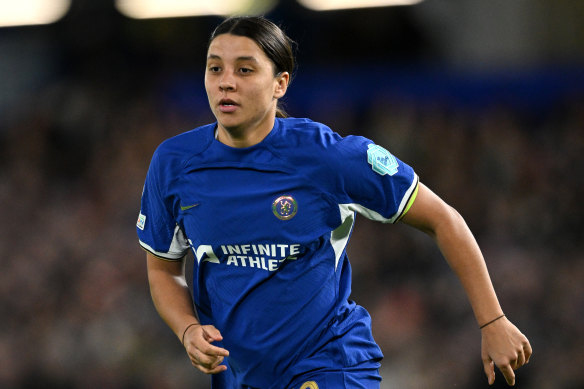 Sam Kerr has ruptured her ACL during a Chelsea training camp.