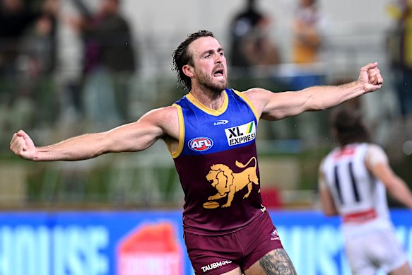 Rhys Mathieson during his Lions career. 