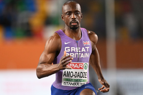 British sprinter Eugene Amo-Dadzie. He’s the world’s fastest accountant.