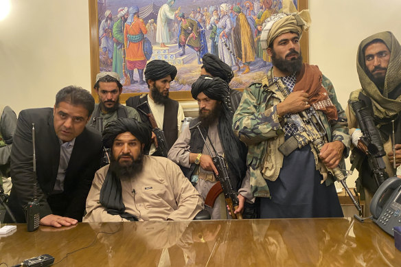 Taliban fighters took control of the Afghan presidential palace after then-president Ashraf Ghani fled on August 15. Security experts have warned that the ease of the Taliban victory could inspire extremists in other nations. 