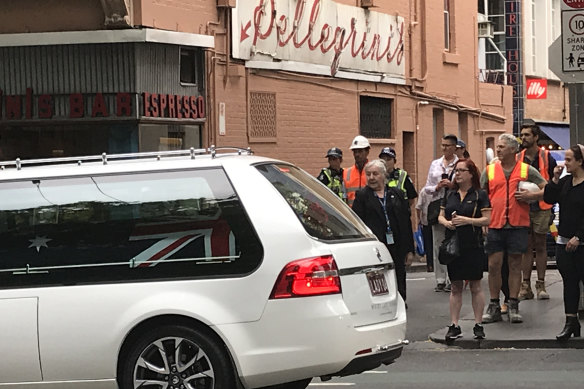 After Sisto Malaspina's state funeral his  coffin was driven past past Pellegrini's.
