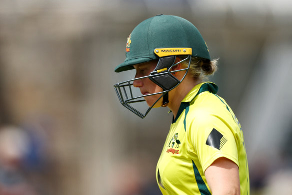 Australian captain Alyssa Healy.