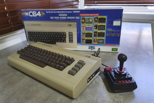 The joystick included with THEC64 is much improved over the one offered with the Mini.