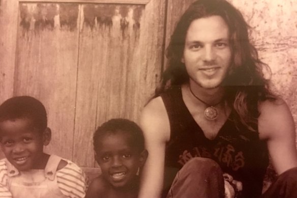 Victoria's Chief Health Officer, Brett Sutton, in Zanzibar in 1991.