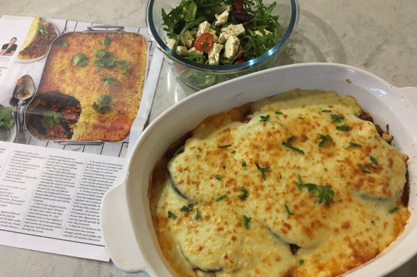 Neil Perry’s moussaka with a twist [August 14]: just the thing to cheer us up in lockdown.