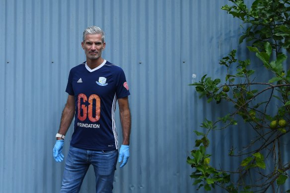 Craig Foster at the Addison Road Community Centre.