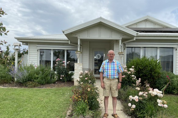 Gary Roberts at his home in South Wagga Wagga.