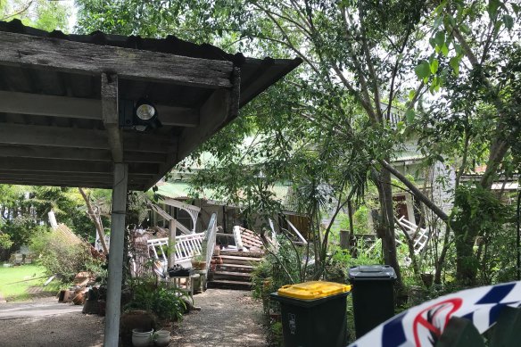 The house collapsed on Thursday morning.