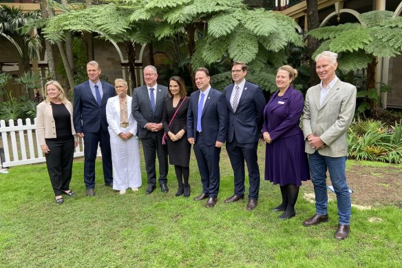 The Council of Mayors (SEQ), led by Brisbane Lord Mayor Adrian Schrinner, took their funding fight to state parliament.