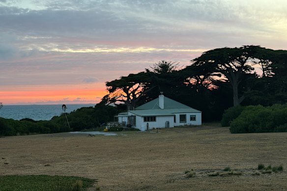 The homestead, now welcoming guests.