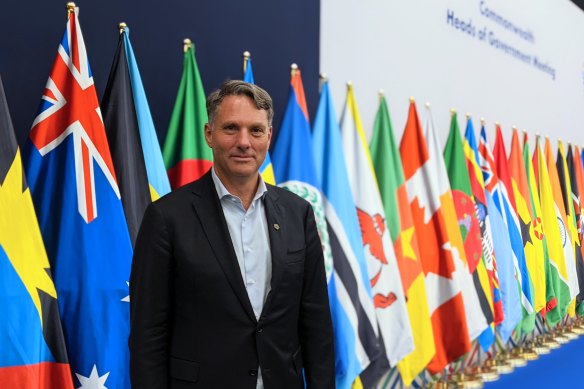 Deputy Prime Minister Richard Marles at the Commonwealth Heads of Government summit in Kigali, Rwanda.
