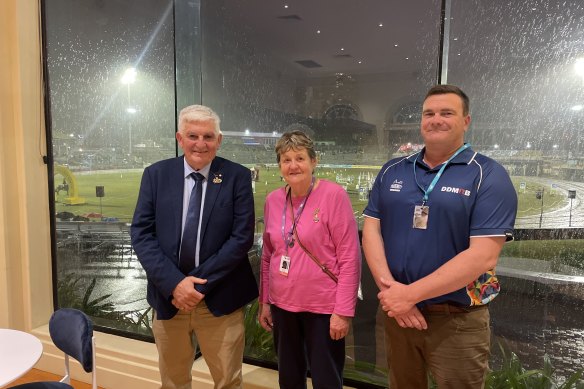 (Left to right) Duncan McInnes, Rowena Crouch and Craig Magnussen.