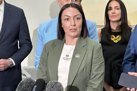 Danielle Carroll says the LNP’s plan – announced at Beyond DV at Westfield Carindale, which was also promised $2.5m to expand its “Hope Hub” to three other locations – could have saved her sister’s life.