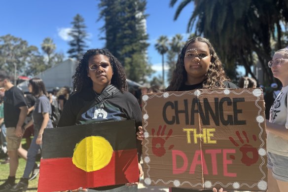 More than a thousand people attended the Invasion Day rally in Perth’s CBD.