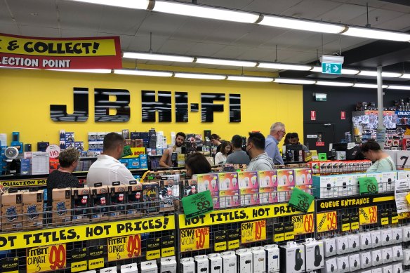 Hunting for bargains at JB Hi-Fi: The big splurge is over.