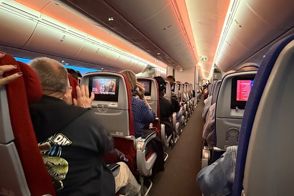 Preselecting an aisle seat for this long-haul flight cost $US19 ($27.50).