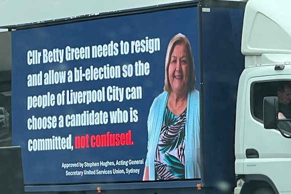 The USU trucks that appeared around Liverpool after Betty Green left Labor.