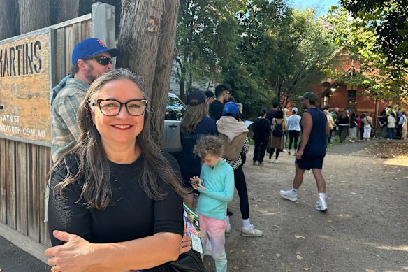 Voter Rachel Kennedy in South Yarra in the seat of Melbourne. 