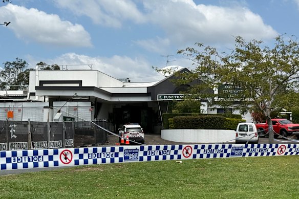 Fitzys Loganholme, where four people were hit in a drive-by shooting.