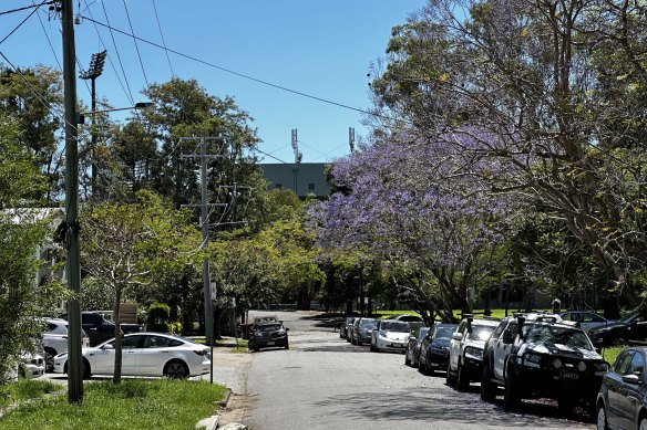 Ballymore’s eastern stand towers over Gould Road.