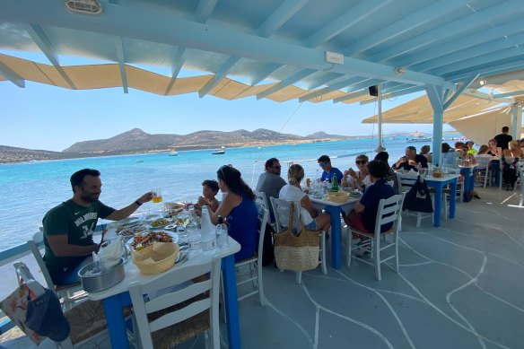   Seafood is the star of the show at Captain Pipinos.