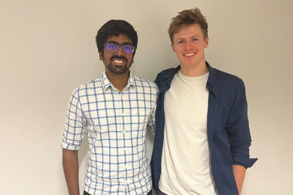 Phonely co-founders Nisal Ranasinghe and Will Bodewes.
