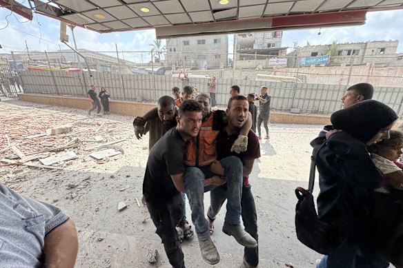 Rescue workers rushing to the scene of the initial attack were among those killed and injured in the second strike.