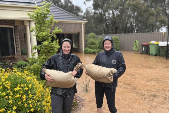 Readers from Colbinabbin, in central Victoria, on Thursday afternoon. 