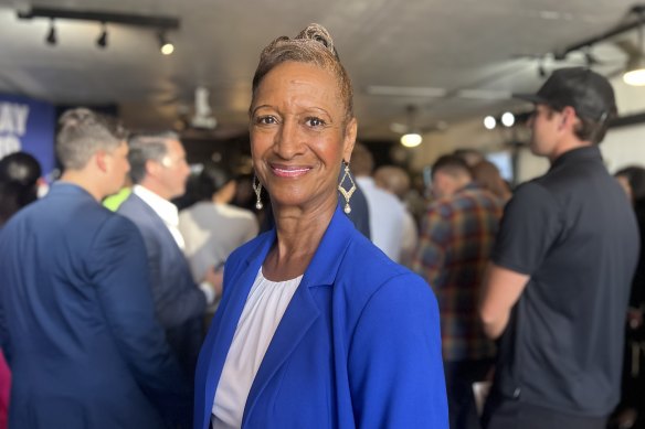 Former Arizona state senator Sandra Kennedy at the Black Voters for Harris-Walz event on Wednesday.