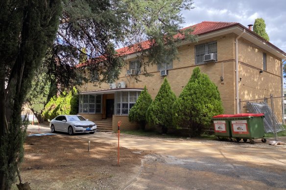 The Russian embassy in Canberra.