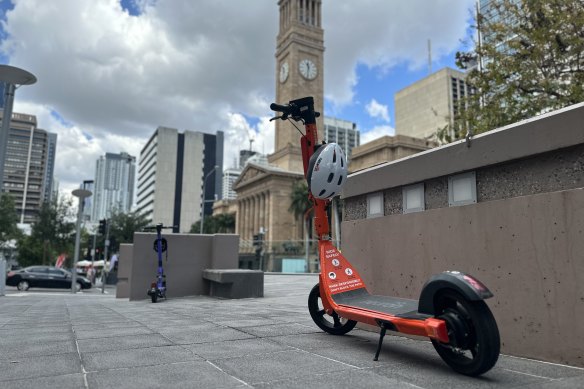 Hireable e-scooters will have been on Brisbane’s streets for five years in November.