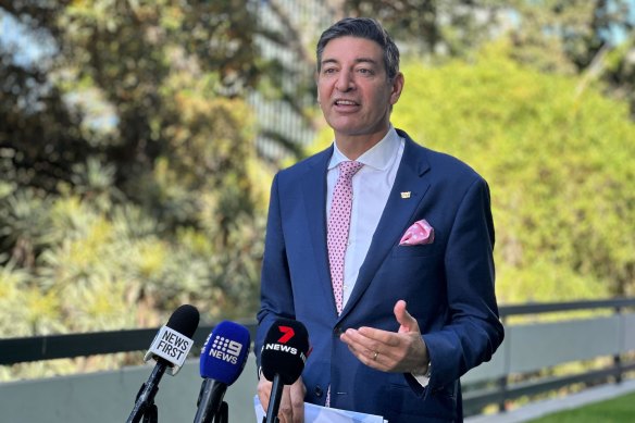 City of Perth lord mayor Basil Zempilas.