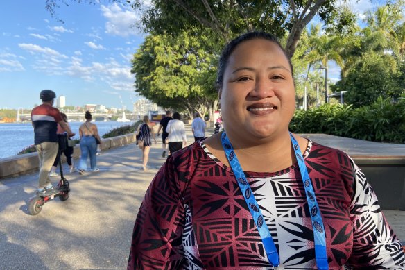 Lemau Motusaga Afamasaga, said she was shocked to see the variety of fresh fruit and vegetables in Queensland supermarkets.