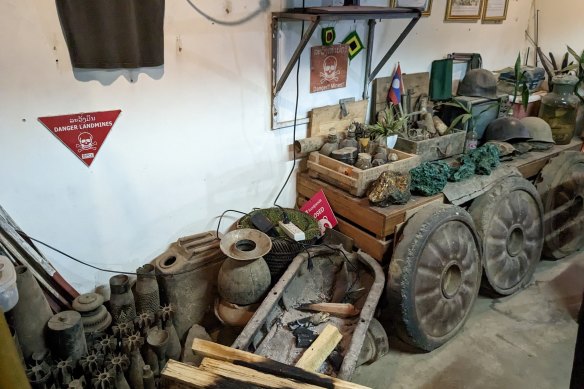Bombs dropped on Laos range from anti-tank mines to cluster bombs.